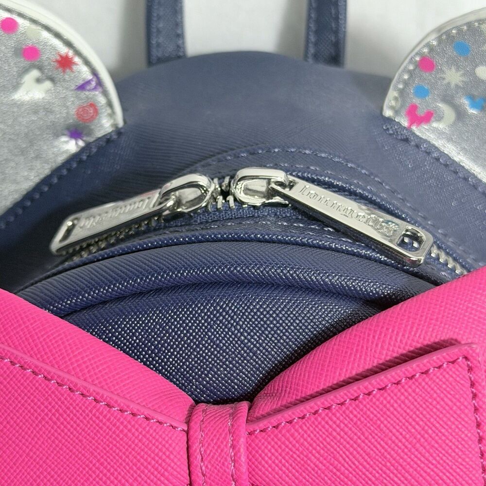 Loungefly Hong Kong Disneyland 15th Anniversary Exclusive Mini Backpack Purse - Picture 5 of 11
